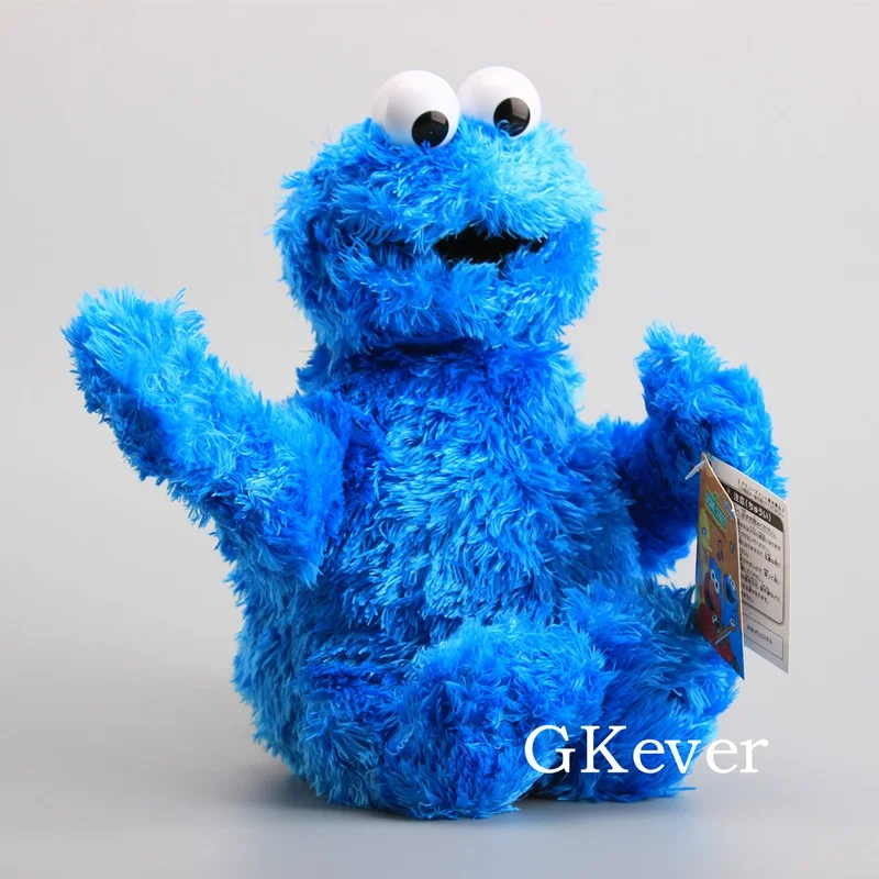9 видов стилей Улица Сезам Элмо печенье Берт Гровер большая птица мягкая плюшевая игрушка Детские Развивающие мягкие куклы 28-35 см - Цвет: Cookie Monster 28 cm