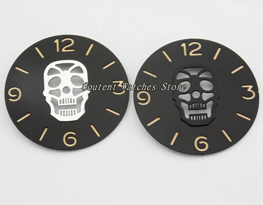 

1Piece 38.9mm Black Luminous Watch Dial Fit ETA 6497 Seagull ST36 Movement Wristwatch Faces
