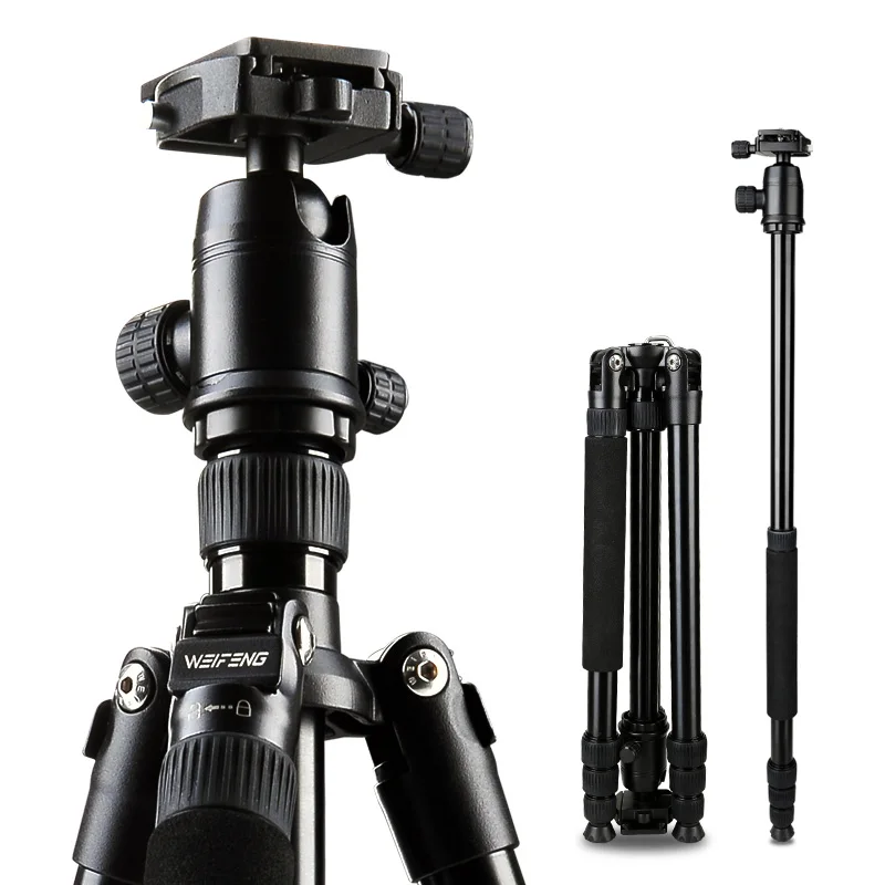 

Tripod Weifeng WF-6620A Aluminum Alloy Reflex Tripods The Portable Travel Photography Tripod For SLR DSLR Digital Camera