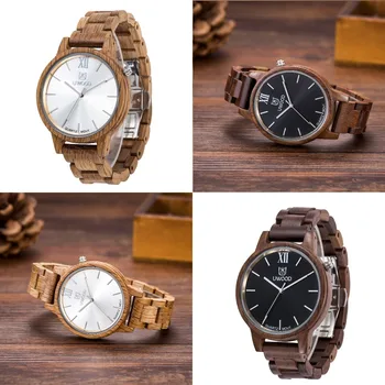

New Top Brand UWOOD Watch Wood Watches Men Business Luxury Clock Mens Wooden Wristwatch Fashion Relogio Feminino Masculino 2018