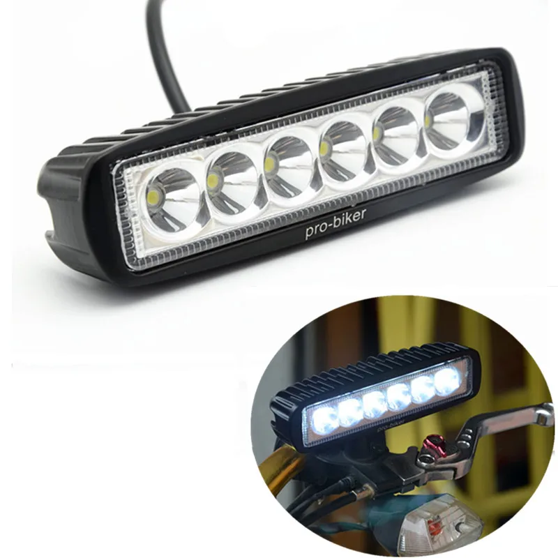 

Waterproof DC 12-30V Motorcycle LED Headlight Headlamp Fog Spot Lights For Honda Yamaha Suzuki Kawasaki Dirt Bike Pit Bike ATV