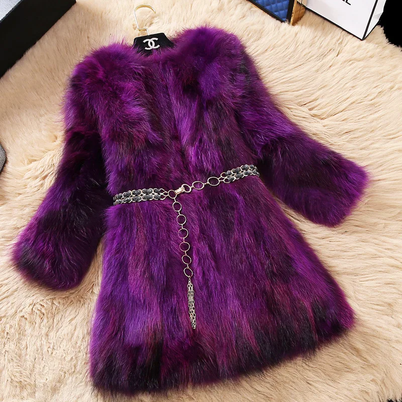 Véritable Lady Laveur Fourrure Réel Automne Hiver Femmes Manteau as Picture Picture As Survêtement Manteaux De Veste Raton Lf4295 rqSfqz