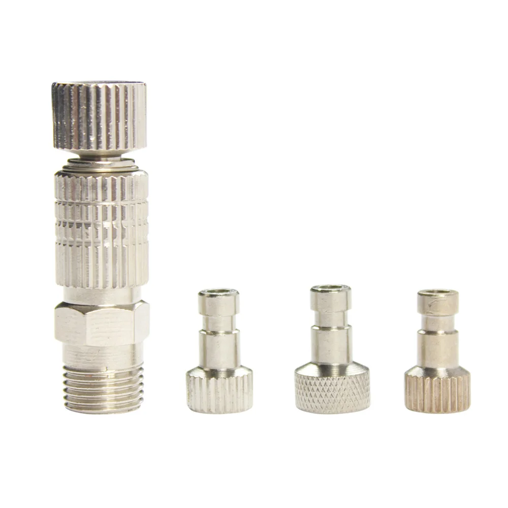

JOYSTAR Airbrush quick disconnect coupler release fitting Adapter with 4 Male fitting, 1/8" Male and Badger Paasche Aztec Airbru