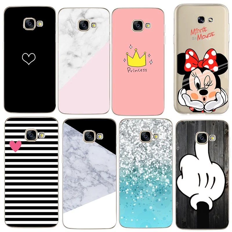 

Soft Silicone Phone Cover For Coque Samsung S8 Case Girly Marble Cartoon Funda For A5 J5 2017 A520 J530 S9 plus j7 2017 j3 2016