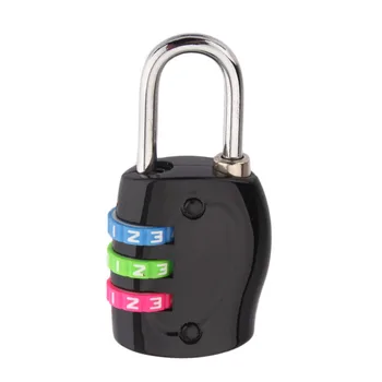 

3 Digit Dial Combination Password Lock Zinc Alloy Security Lock Suitcase Luggage Coded Lock Cupboard Cabinet Locker Padlock Fea