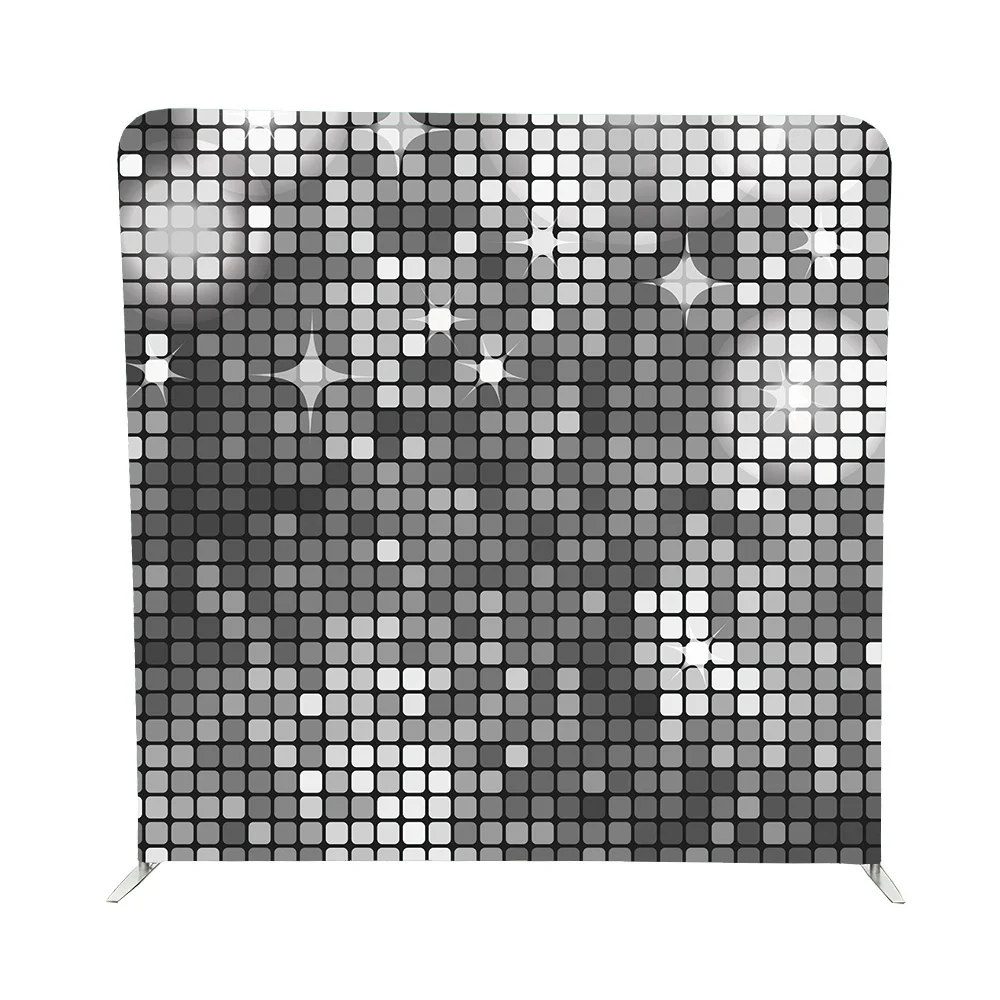 

silver Mosaic Portable Pillow Case Style Backdrop Stand