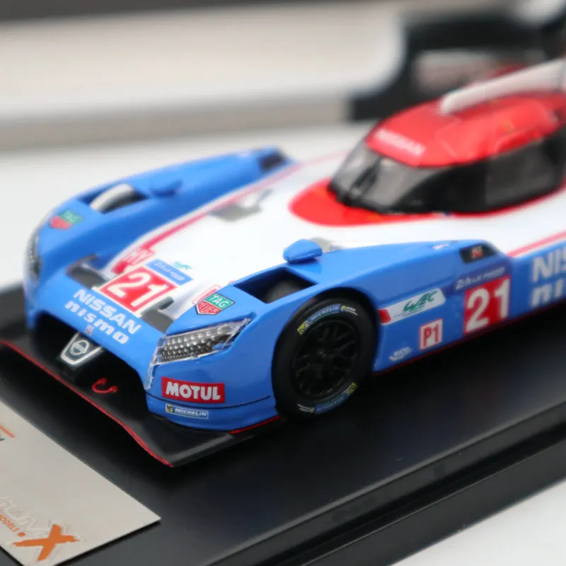 Премиум X 1:43 GT-R LM Nismo#21 Le Mans синий PRD544J литье под давлением модели автомобиля Ограниченная серия Коллекция игрушек автомобиль