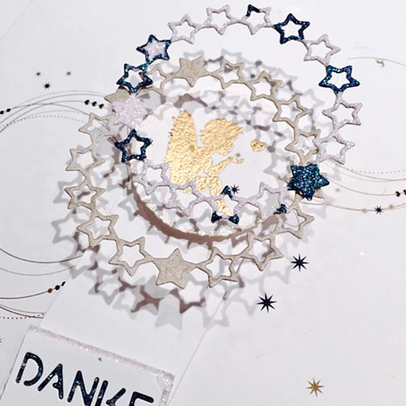 

Circle Stars Metal Cutting Dies for DIY Scrapbooking Photo Album Paper Cards Making Decorative Crafts Supplies 2019 New Diecuts