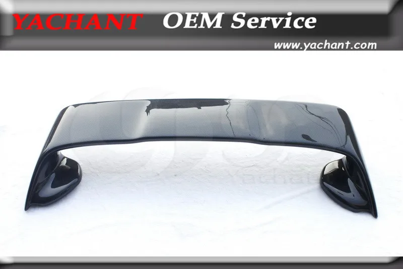 Car Styling Carbon Fiber Rear Spoiler Fit For 2008 2012 Mitsubishi