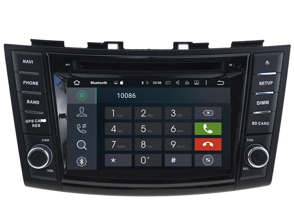 Cheap Android 8.0 CAR Audio DVD player FOR SUZUKI SWIFT (2011-2015) gps Multimedia head device unit receiver BT WIFI 3
