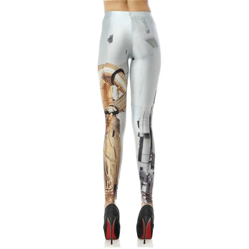 NADANBAO стильные леггинсы Star Wars Artoo Threepio 3d Цифровые Леггинсы с принтом женские леггинсы женские брюки