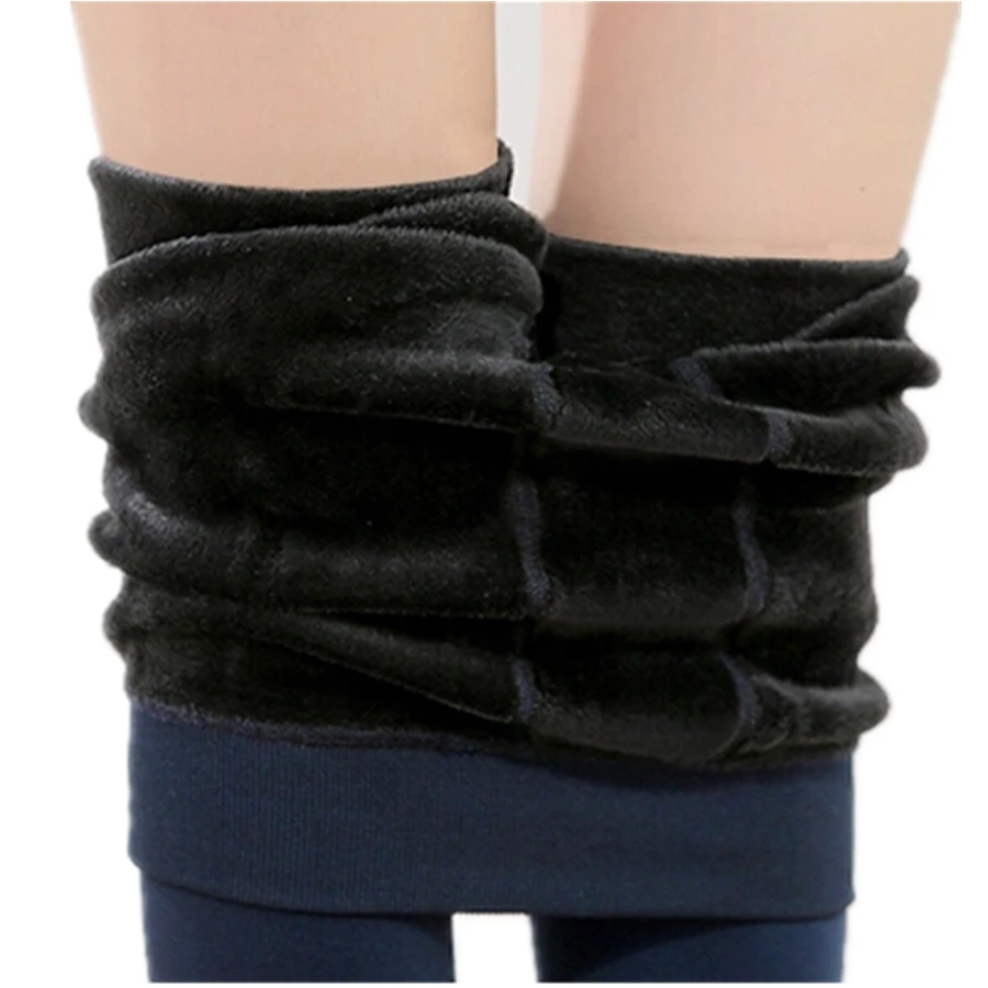 Free shipping 2016 Casual cashmere Leggings winter High elastic thicken warm lady slim fit leggins Stretch women skinny pants