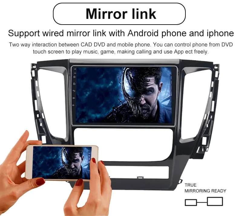 Discount Aotsr Android 8.0 Car DVD Player GPS Navigation For MITSUBISHI PAJERO Sport 2016 2017 2018 unit stereo Radio Multimedia 10