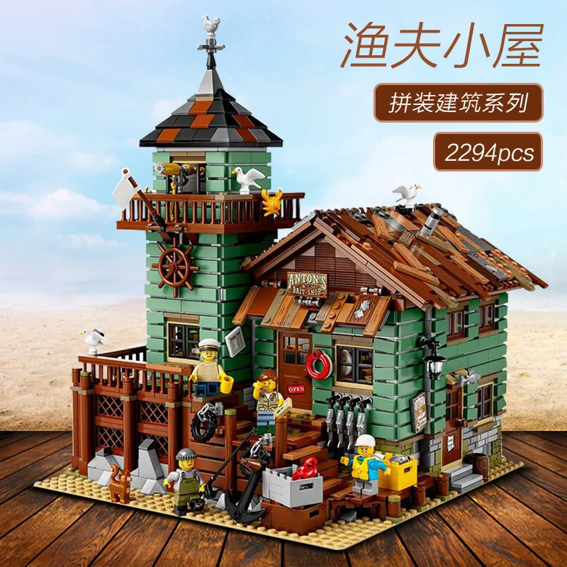

In Stock S1147 MOC The Old Finishing Store Set 2109Pcs Building Blocks Bricks Toys Model legoINGys 21310 Children Educational