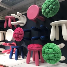 Детский табурет пластиковый табурет для раннего образования стульчик для детского сада небольшой табурет скамейка