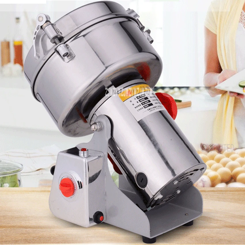 

HC-2000Y Multifunction Swing Type 2000g Portable Grinder Herb Flood Flour Pulverizer Food Mill Grinding Machine 32000r/min,CE/UE