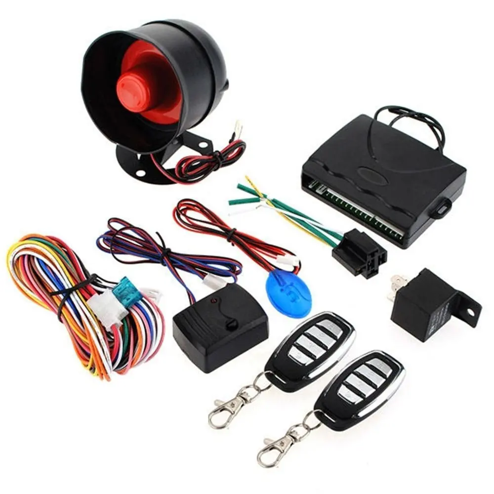 2018 One Way Car Alarm Vehicle System Protection Alarm Central Lock