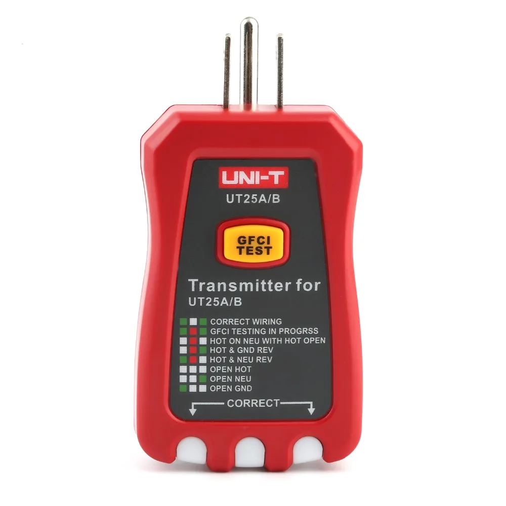 

UT25A Automatic Circuit Breaker Finder Fuse Socket Tester Electrician Diagnostic-tool with LED Indicator NCV Tester