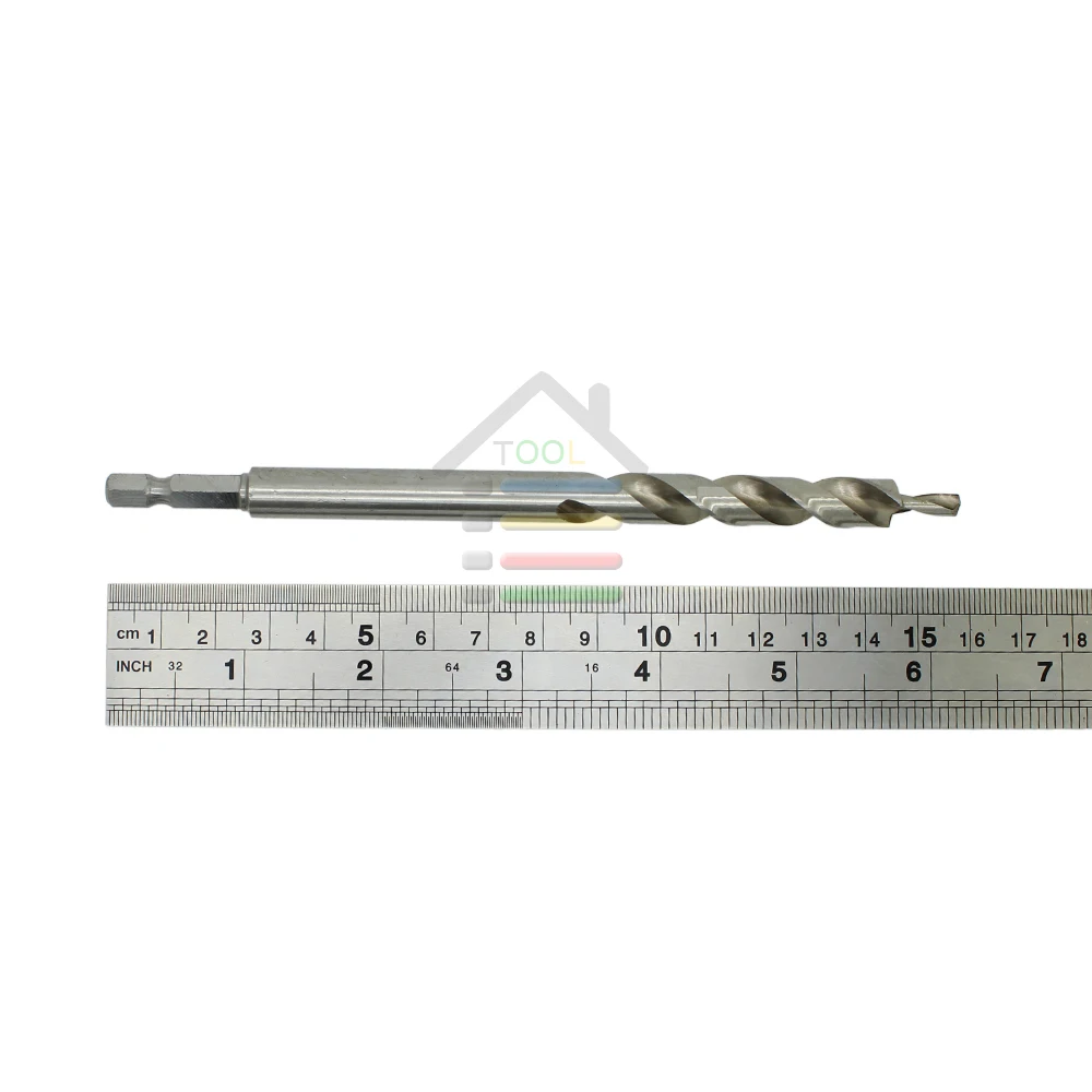 Шестигранный хвостовик 3/8 дюйма(9,5 мм) ступенчатое сверло с глубинами и шестигранным ключом для Kreg/Wolfcraft карманного отверстия
