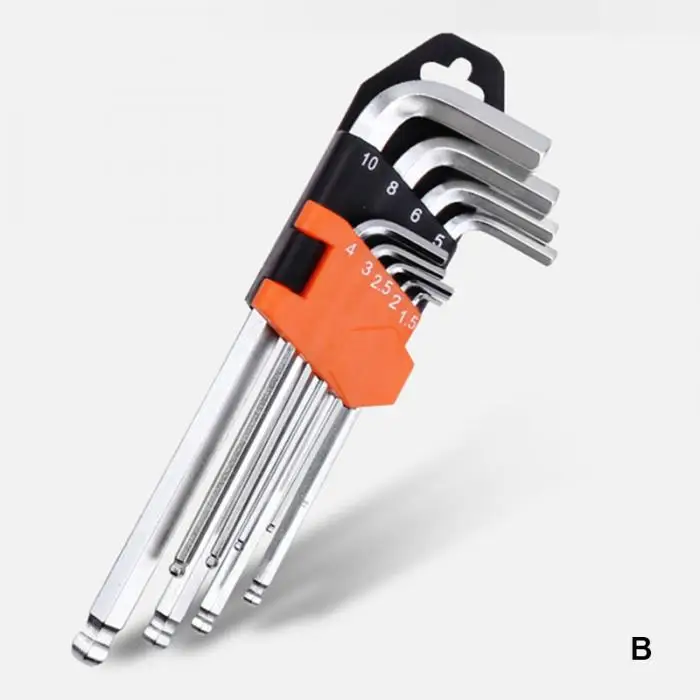 Шестигранный ключ шестигранник набор l-образный шестигранный ключ универсальный ключ для ремонта велосипедов ручные инструменты WWO66