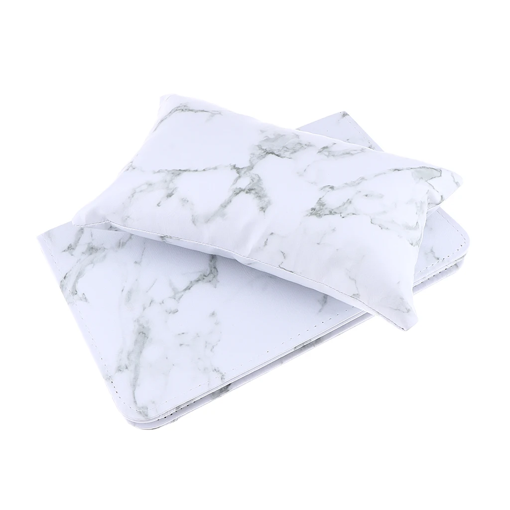 Professional Nail Manicure Care Salon Soft Hand Rest Cushion Pillow & Mat Set, Durable, Easy to Clean, Foldable, Flexible Use