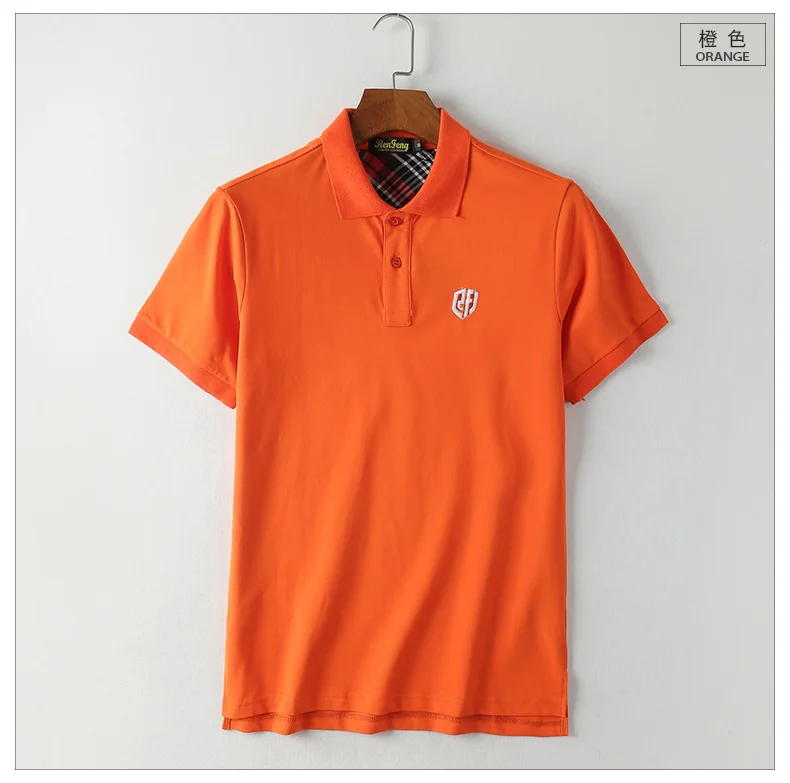 Brand clothing New Men Polo Shirt Men Business & Casual solid male polo shirt Short Sleeve breathable polo shirt (10)