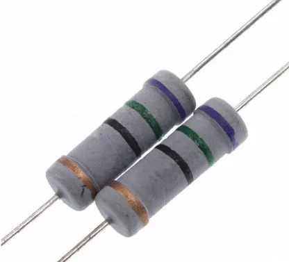 2 Вт набор резисторов для металлической пленки 0.1R-750R набор резисторов 5% 30 значений* 5 шт. Обычно резистор в упаковке 150 шт./лот