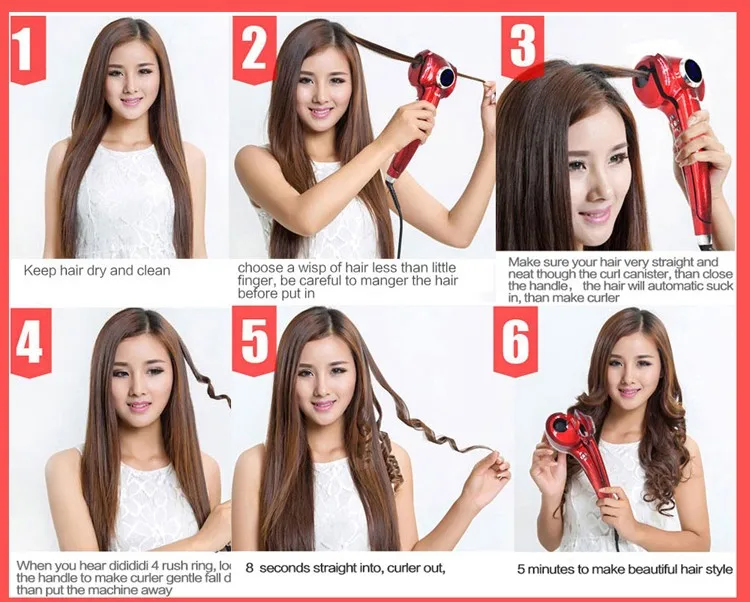 Penteado Cachos Styler Turmalina Cerâmica