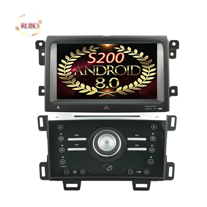 S200 Android 8.0 Car Audio FOR FORD EDGE 2013 2014 2015 Manual car dvd