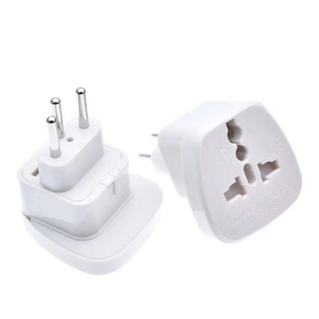 

2pcs/lot safty gate Switzerland Swiss Travel Plug Adapters Universal US UK AU EU to Swiss Electrical Power Plug Adapter