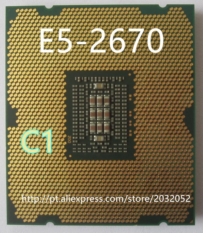 Процессор Intel Xeon E5-2670 20 Мб кэш-памяти/2,60 ГГц/8,00 GT/s SROH8 C1 GA 2011 E5 2670(Рабочая