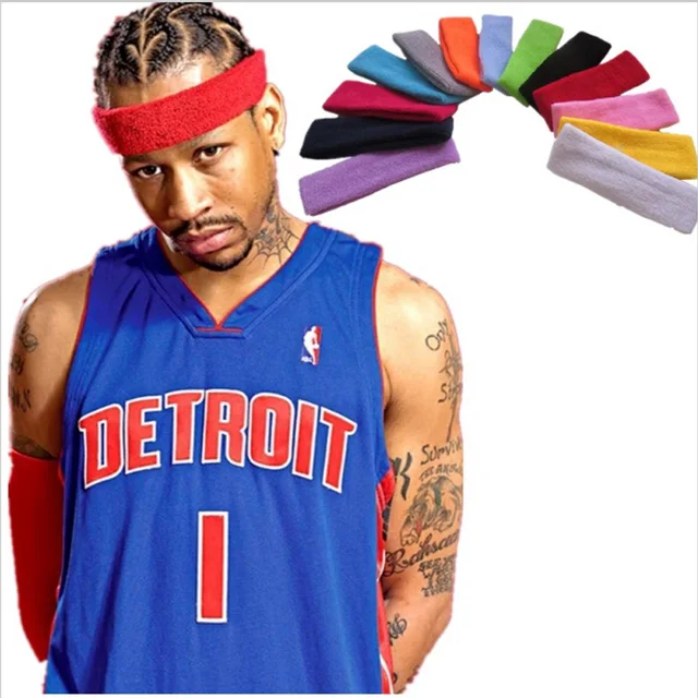 1pair professional sweatbands sports absorbent cotton nursing