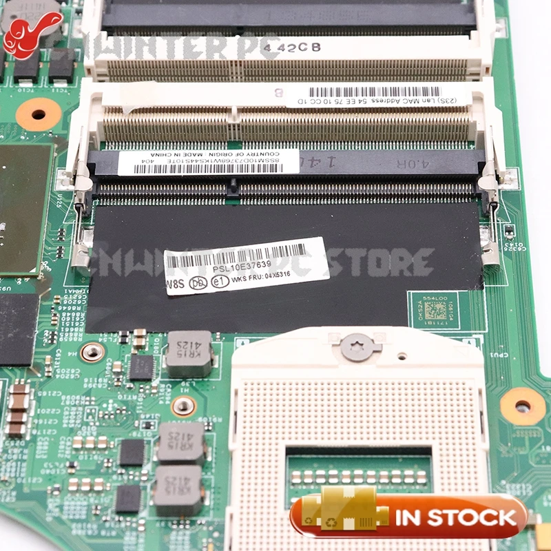Материнская плата NOKOTION FRU 04X5316 04X5324 для ноутбука Lenovo Thinkpad W540 GMA HD 4600 Q1 K1100M LKM 1 W MB 12291 2