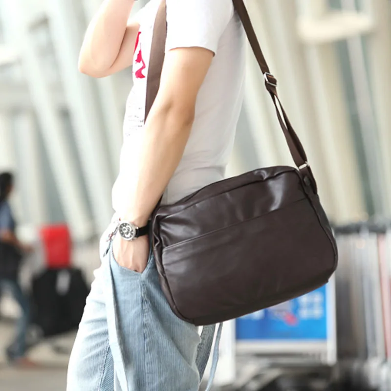 

Tidog Korean male bag diagonal men single shoulder bag