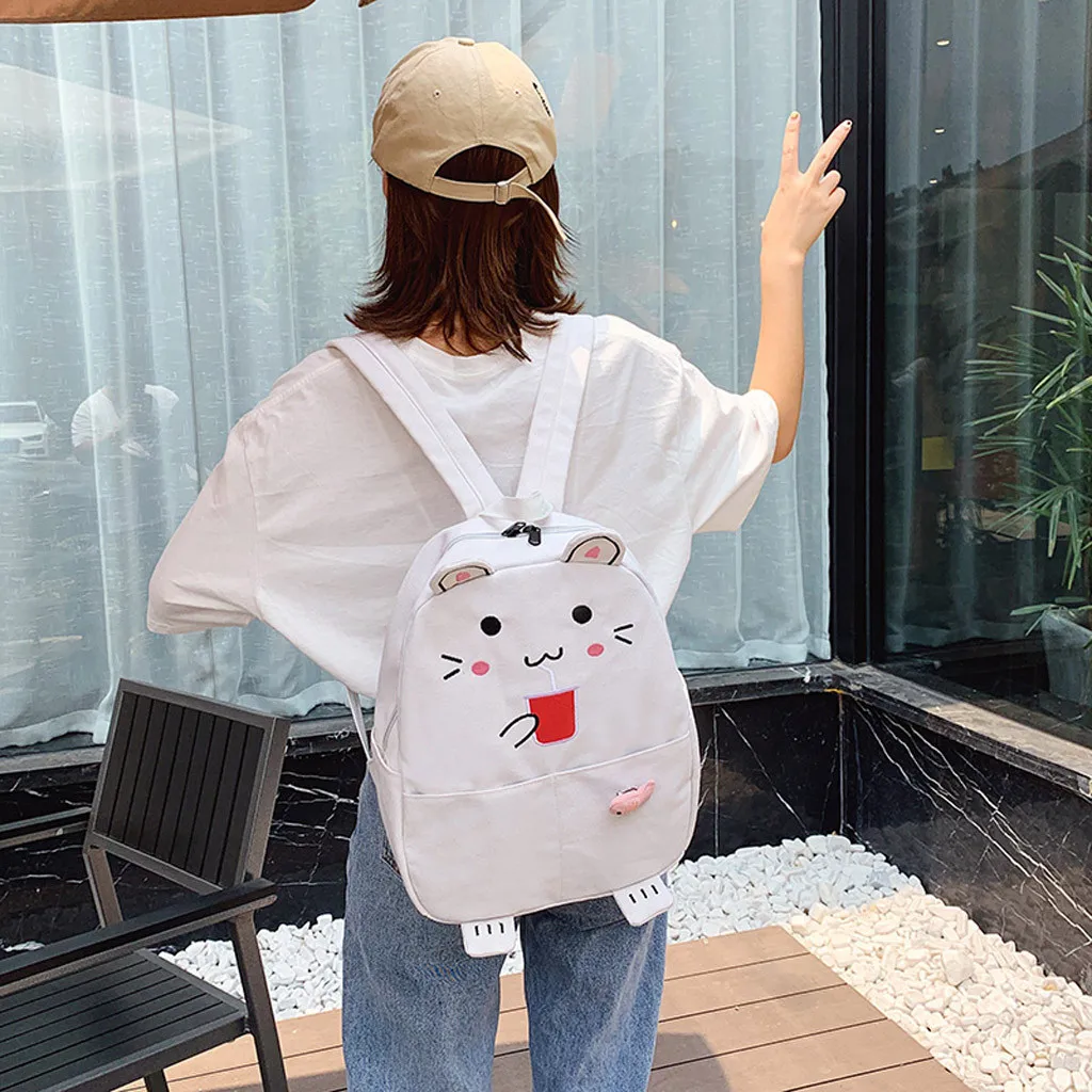 

Female High School Backpack Cute Backpack Student Fashion Backpack Travel Bag Support Wholesale And Dropship