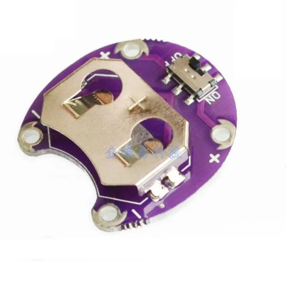 1 шт. Arduino LilyPad держатель батареи для монет CR2032 модуль крепления | Электроника