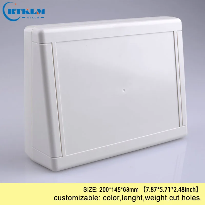 ABS junction box diy instrument case plastic box for electronic project plastic electric box custom desktop box 200*145*63mm