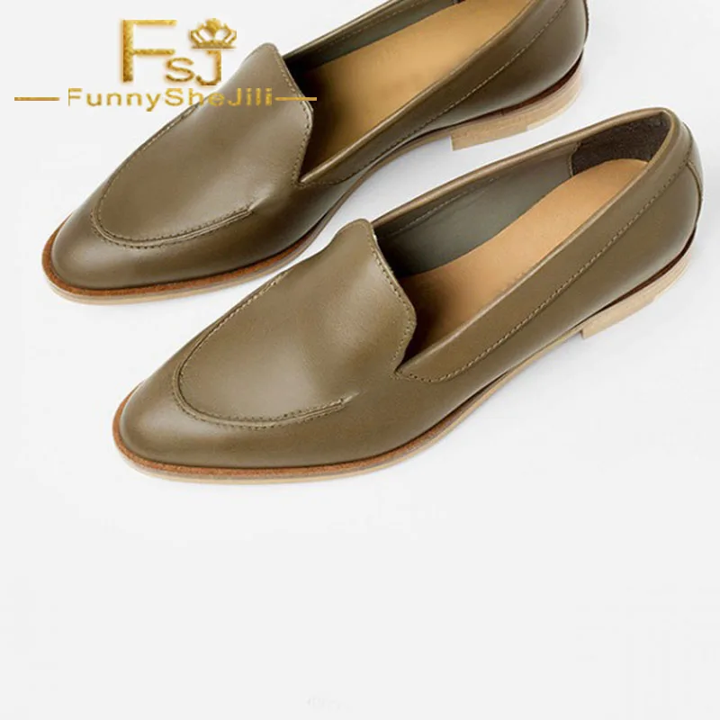 pointy loafer flats