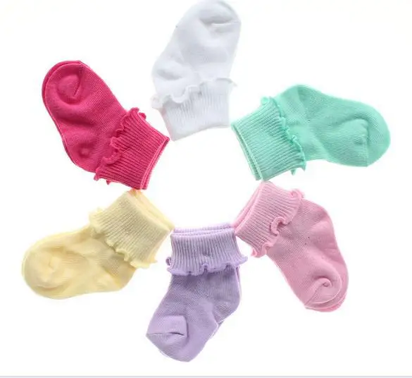 Buy NewBorn Baby Cotton Socks Anti Slip New Spring Autumn Infant Girl Boy Sock