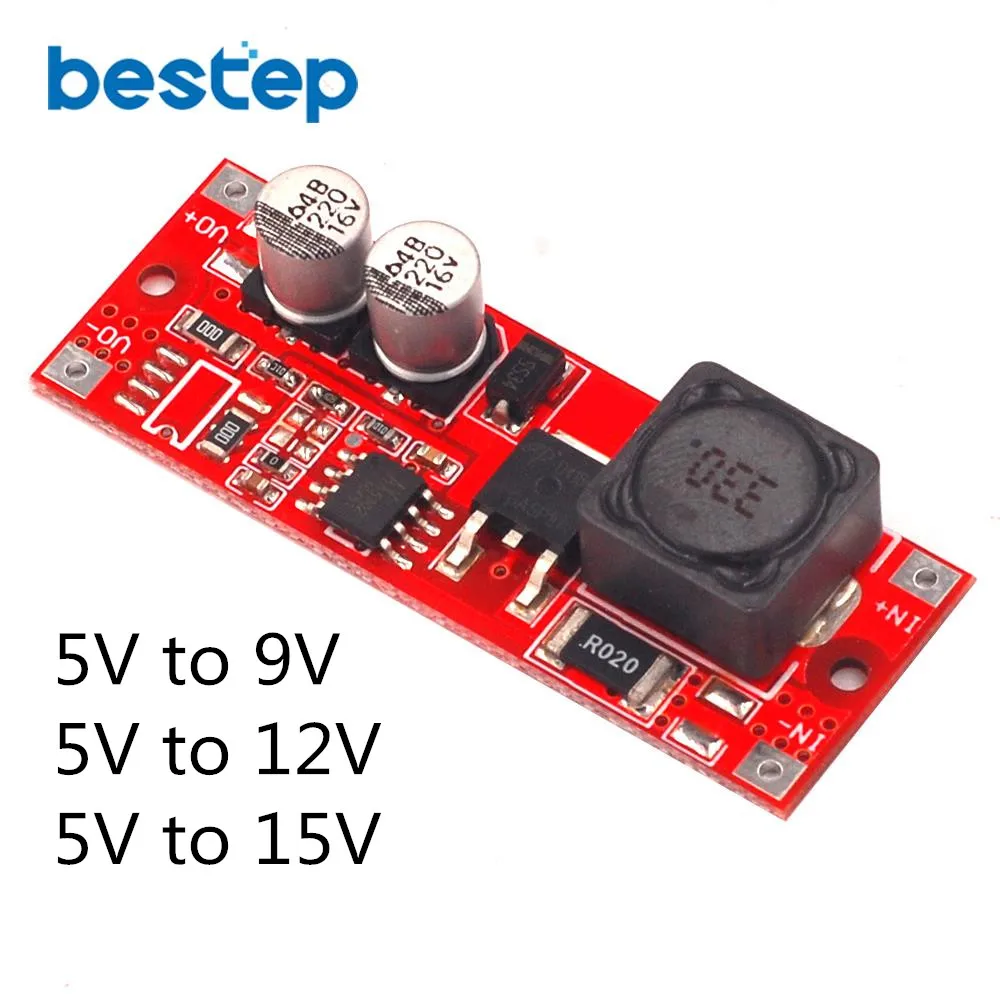 

Ultra-small 3.7V 5V to 12V 9V 15V Mini Lithium Battery Mobile Power Supply Boost Module Fixed Output 1A Board Diy Electronic