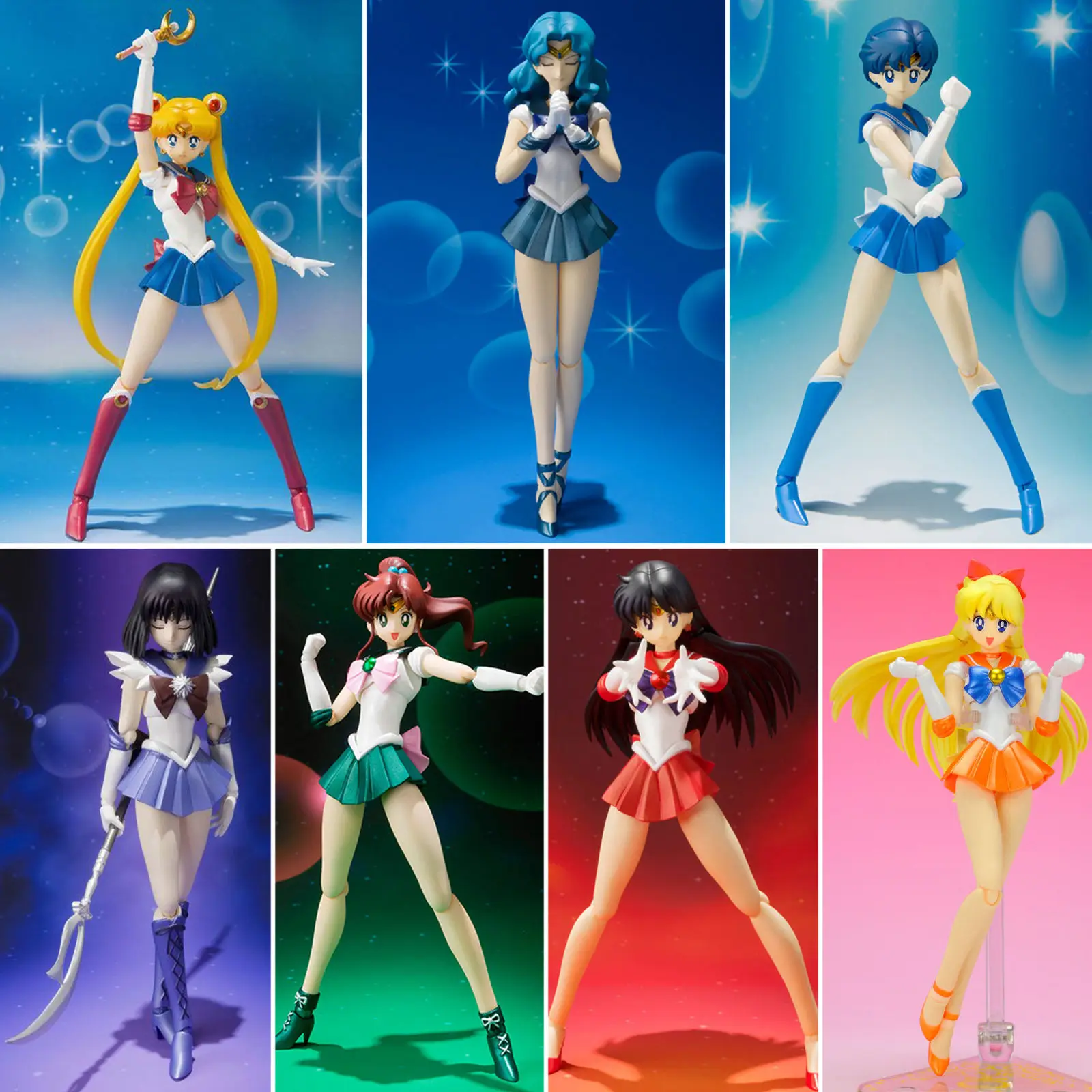 Sailor Moon Saturn PVC Action Figure Collectible Model doll toy 14cm figma 3D model kits toys anime action | Игрушки и хобби