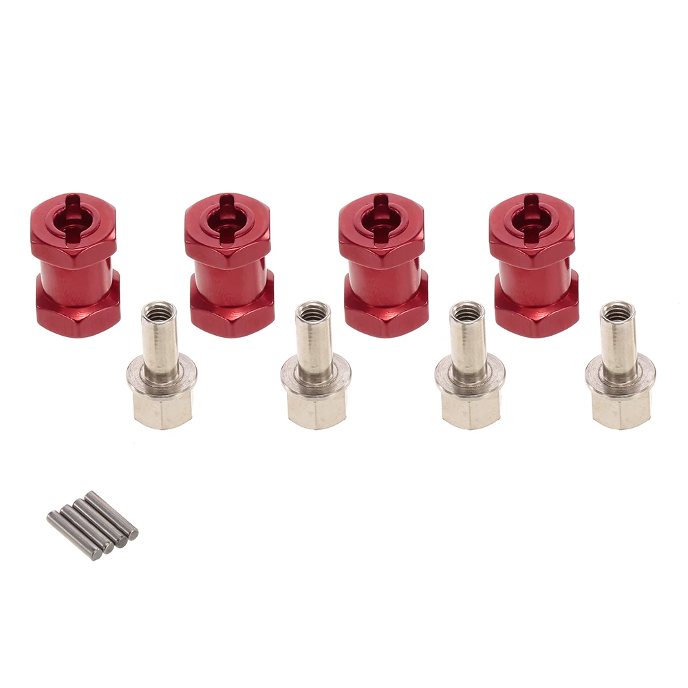 Buy 4pcs RC Car Coupler Tire Extended Adapter 12mm Hex 17mm for Traxxas Hsp