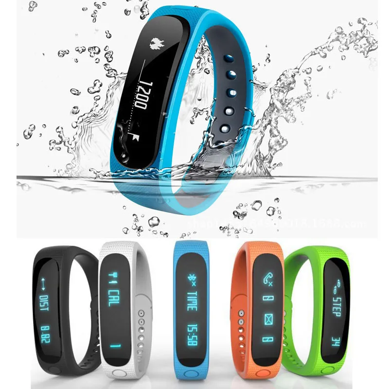 New Waterpro Fashion Bluetooth font b Smart b font Activity Tracker Bracelet E02 Band Call SMS New Waterpro Fashion Bluetooth font b Smart b font Activity Tracker Bracelet E02 Band Call SMS