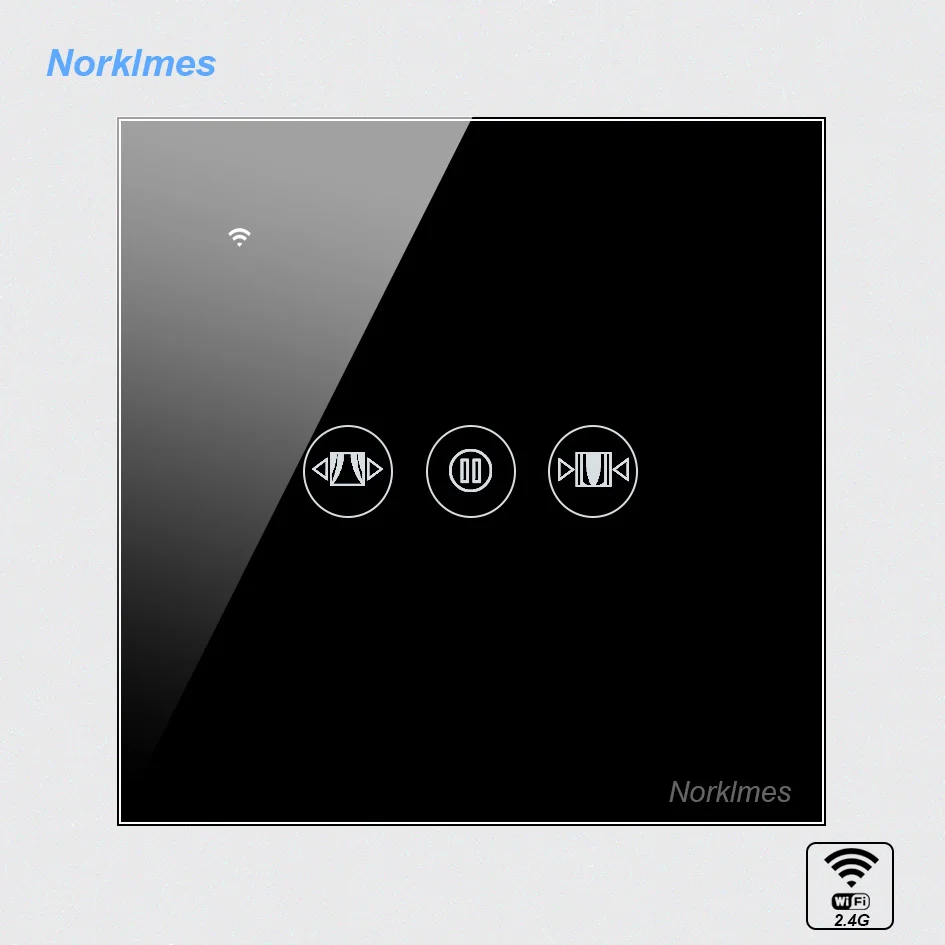 

Norklmes Smart home new products Curtain motor control switch wifi remote timing, control, set custom open / close curtains