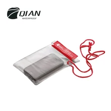 

QIAN SAFETY Professional Transparent PVC Waterproof Bag 3 Pieces/Set Multi-functional Water Sports Drift Canoe Swimming Dry Bag