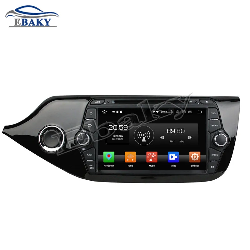 Flash Deal NaviTopia 8inch 4GB RAM 64GB ROM Octa Core Android 9.0 Car DVD Player For KIA CEED 2014/Bluetooth/GPS 9
