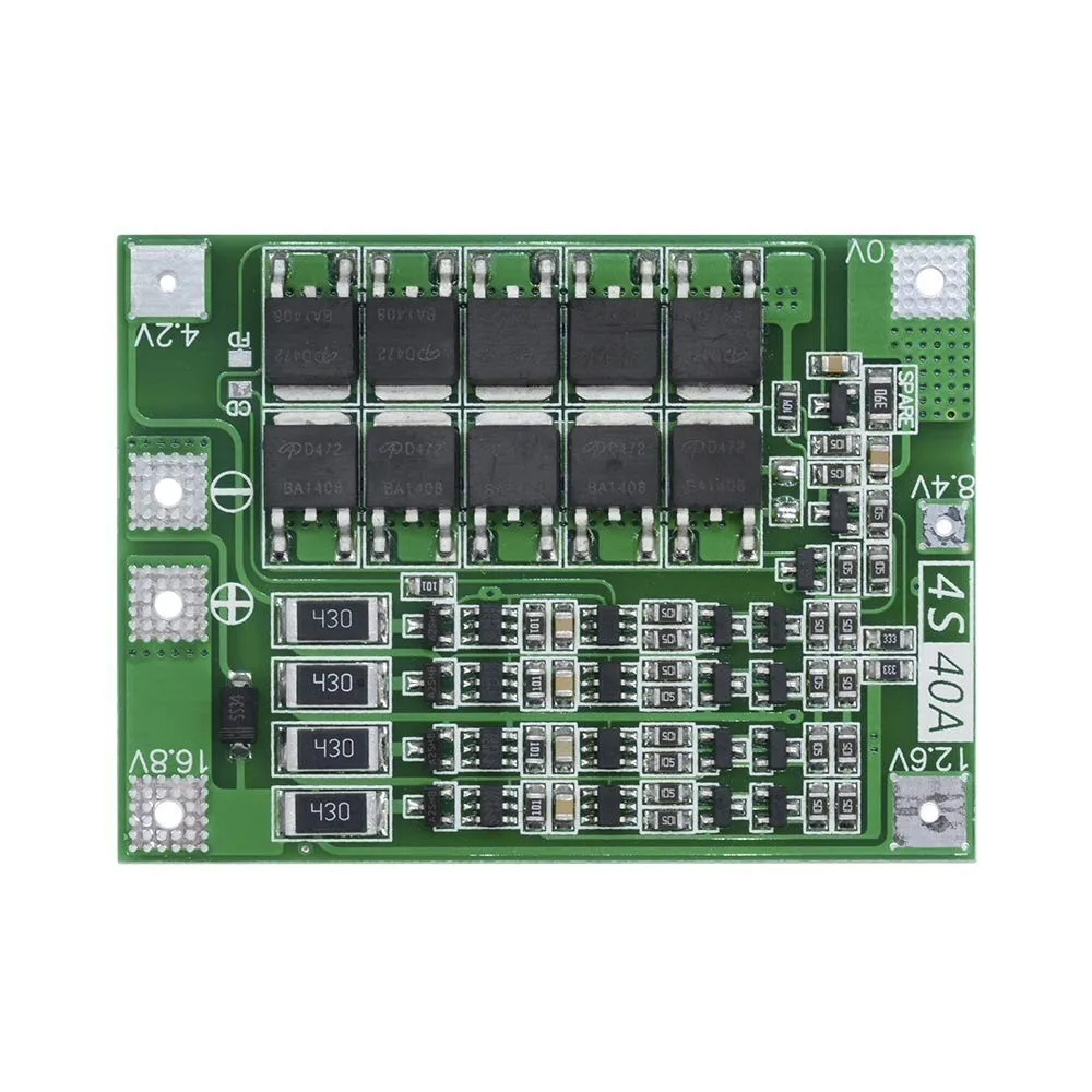 4S 40A литий ионная литиевая батарея 18650 зарядное устройство PCB BMS Защитная плата с