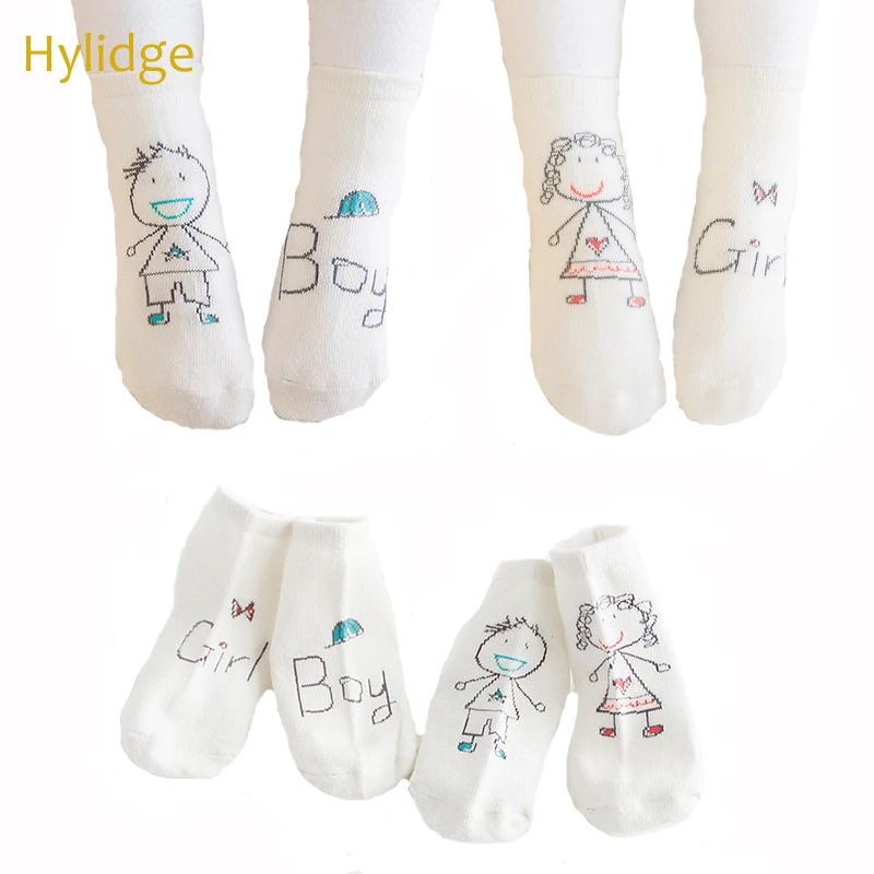 

Hylidge Summer New Style Asymmetric Boys Girls Socks Soft Cotton Socks for Kids Children 0-4 yrs old Baby Toddler Ankle Socks