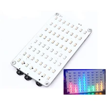4 Color 8×8 FFT Audio Spectrum Analyzer Audio Indicator Voice Control Matrix LED Red/Blue/Green/Yellow Electronic DIY Kits