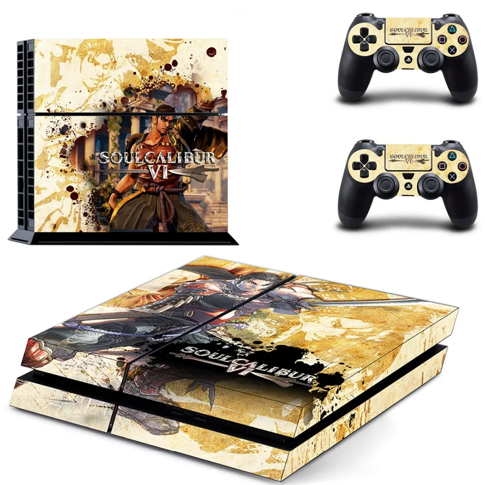 Наклейка для консоли Sony PlayStation 4 и 2 контроллеров PS4|Наклейки| |